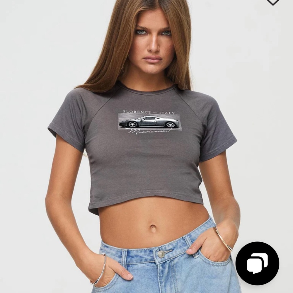 NWT Princess Polly Racing Florence Baby Tee Size 2